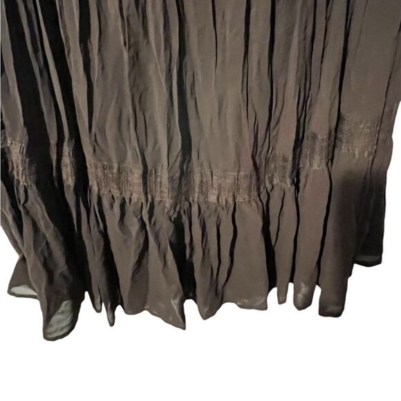 New Chocolate brown lined maxi skirt - Picture 3 of 5